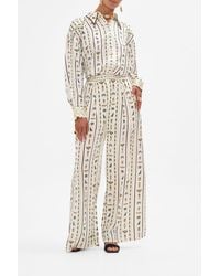 CAMILLA - Tuck Front Pant Valley Of The Queens - Lyst