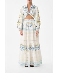 CAMILLA - Tiered Maxi Skirt My Homespun Heart - Lyst