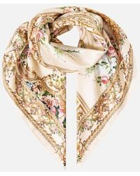 CAMILLA - Printed Silk Twill Square Scarf A Certain Je Ne Sais Quoi - Lyst