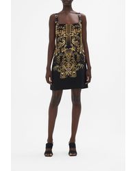 CAMILLA - Square Neck Shift Dress The Night Is Noir - Lyst