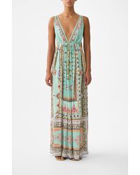 CAMILLA - Open Back Long Cape Dress Legend Has It - Lyst