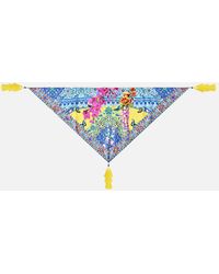 CAMILLA - Triangle Scarf With Tassels Sultanahmet Summer - Lyst
