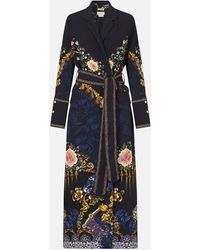 CAMILLA - Cuffed Side Split Coat Notes From The Room - Lyst