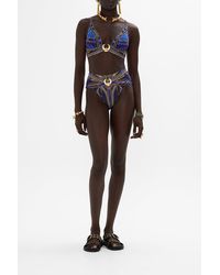 CAMILLA - High Waist Pant With Trim Other Side Of The Oasis - Lyst