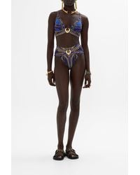 CAMILLA - High Waist Pant With Trim Other Side Of The Oasis - Lyst