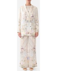 CAMILLA - Double Breasted Soft Jacket Laced With Love - Lyst