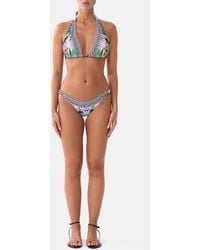 CAMILLA - Fabric Tab Halter Neck Tie Bikini Set Millamorphosis - Lyst