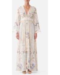 CAMILLA - Kimono Sleeve Dress With Shirring Detail Laced With Love - Lyst