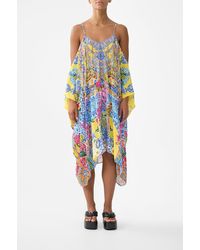CAMILLA - Short Drop Shoulder Strap Kaftan Sultanahmet Summer - Lyst