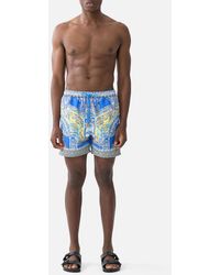 CAMILLA - Mid Length Boardshort With Elastic Waist Beneath The Andalusian Sun - Lyst