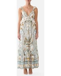 CAMILLA - Frill Bralette Long Dress Ballad Of The Bibliothèque - Lyst