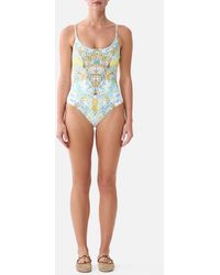 CAMILLA - Scoop Neck One Piece W Scoop Back Dial Up The Tiles - Lyst