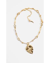 CAMILLA - Gilded Realms Leaf Necklace - Lyst