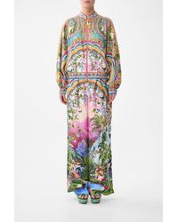 CAMILLA - Bomber Jacket With Shirred Cuff Turkish Delight - Lyst