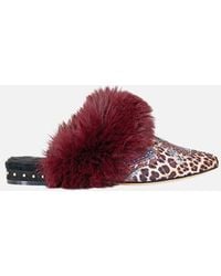 CAMILLA - Belle Fur Slipper Istanbul Animalia - Lyst