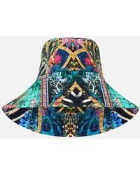 CAMILLA - Wide Brim Bucket Hat Animal Alchemy - Lyst