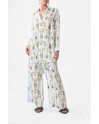 CAMILLA - Shirt Tunic With Side Buttons Venus On A Vespa - Lyst