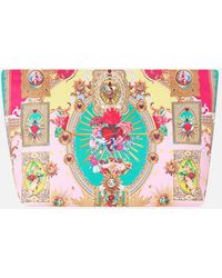 CAMILLA - Large Makeup Clutch Painted Prayers - Lyst