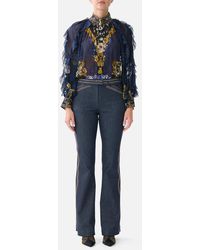 CAMILLA - Flare Trouser With Seam Detail Notes From The Room - Lyst