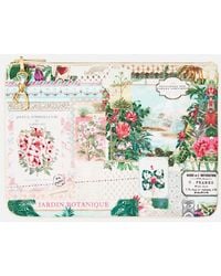 CAMILLA - Small Canvas Clutch La Belle Botanique - Lyst