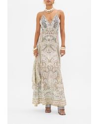 CAMILLA - Button Front Strappy Dress Ivory Tower Tales - Lyst