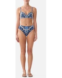 CAMILLA - Mid Rise Bikini Bottom Sweet Sacré Bleu - Lyst