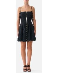 CAMILLA - Corset Dress With Short Flared Skirt Flamenco Folklore - Lyst