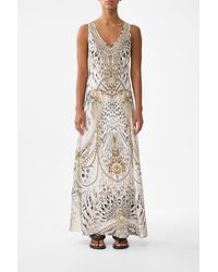 CAMILLA - Bias Cut Tank Dress Lady Lionheart - Lyst