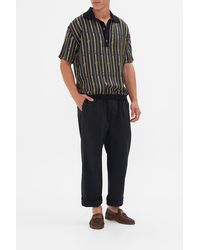 CAMILLA - Woven Short Sleeve Polo Shirt Coast To Coast - Lyst