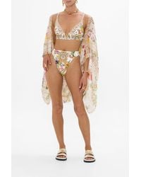 CAMILLA - Silk Shrug Egyptian Rose - Lyst