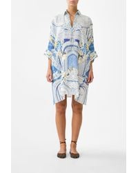 CAMILLA - Wide Body Collared Kaftan De Nada Granada - Lyst