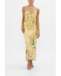 CAMILLA - Chain Detail Slip Dress Daisy Chains - Lyst