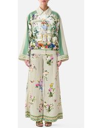 CAMILLA - Scarf Belt Wide Leg Pant Art For The Empress - Lyst