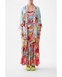 CAMILLA - Kimono Layer With Collar Papers And Curious Capers - Lyst