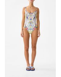 CAMILLA - Underwire Square Neck One Piece W Scoop Back - Lyst