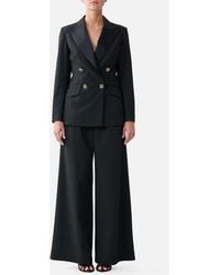 CAMILLA - Wide Leg Waisted Pant Night Garden - Lyst