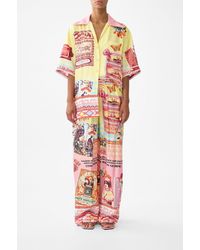 CAMILLA - Straight Leg Pant Collage Kingdom - Lyst