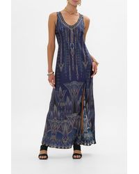 CAMILLA - Bias Cut Tank Dress The Egypt Effect - Lyst