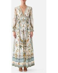 CAMILLA - Button Dress With Shaped Waistband Ballad Of The Bibliothèque - Lyst