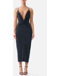 CAMILLA - Strappy Dress With Twist Front Leopard Libertine - Lyst