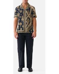 CAMILLA - Short Sleeve Camp Collared Shirt Taurus Rising - Lyst