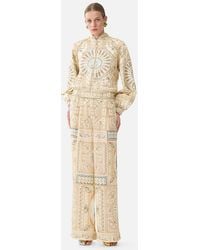 CAMILLA - Wide Leg Waisted Pant A Beloved Boudoir - Lyst