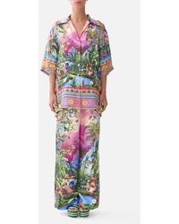CAMILLA - Oversized Shirt With Pocket Turkish Delight - Lyst