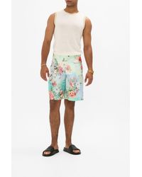 CAMILLA - Fixed Waist Mid Length Walk Short The Jewellery Museum - Lyst