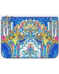 CAMILLA - Small Canvas Clutch España Nirvana - Lyst