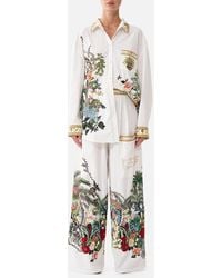 CAMILLA - Wide Leg Trouser With Front Pockets Wanderlust Empire - Lyst