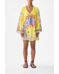 CAMILLA - Pocket Dress With Low Back & Wide Sleeves Sultanahmet Summer - Lyst