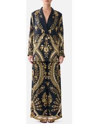 CAMILLA - Wide Leg Waisted Pant Taurus Rising - Lyst