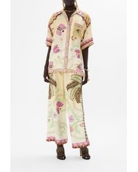 CAMILLA - Oversized Shirt With Pocket Aswan Abstract - Lyst