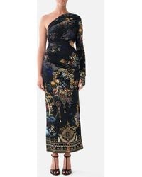 CAMILLA - One Shoulder Jersey Cut Out Dress Night Garden - Lyst
